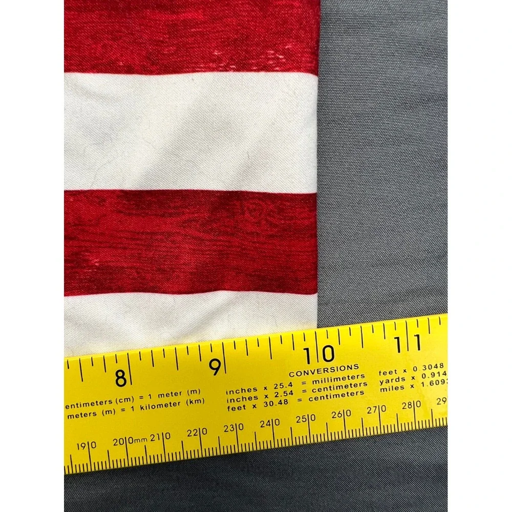 Hang Ten Board Shorts Mens Large Red White Blue Good American Flag Swim Trunks